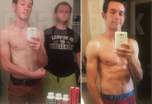 Clenbuterol before and after male